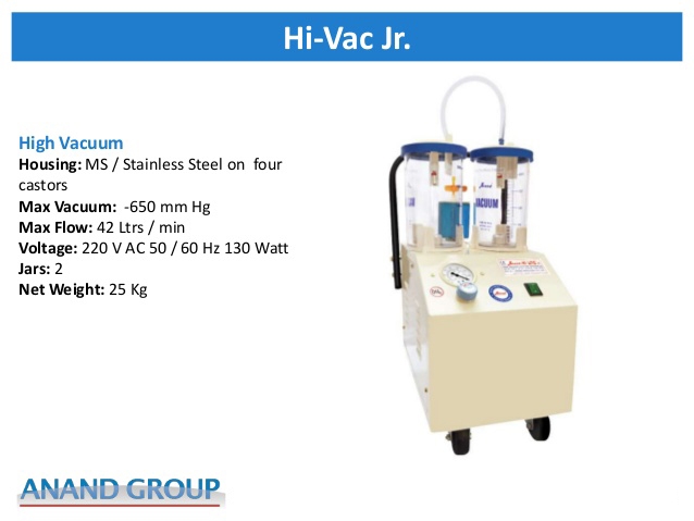 Máy hút dịch hai bình HI-VAC JR